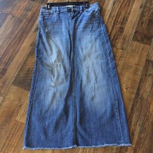 Really cute blue jeans skirt